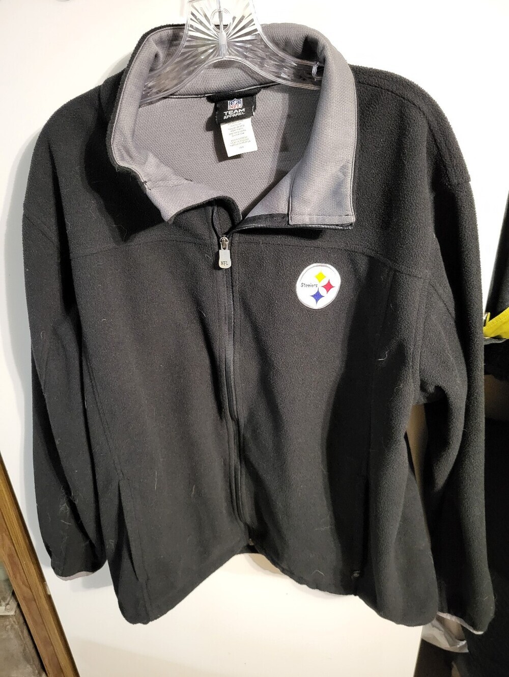 NEW PITSBURGH STEELERS FLEECE JACKET SZ L
